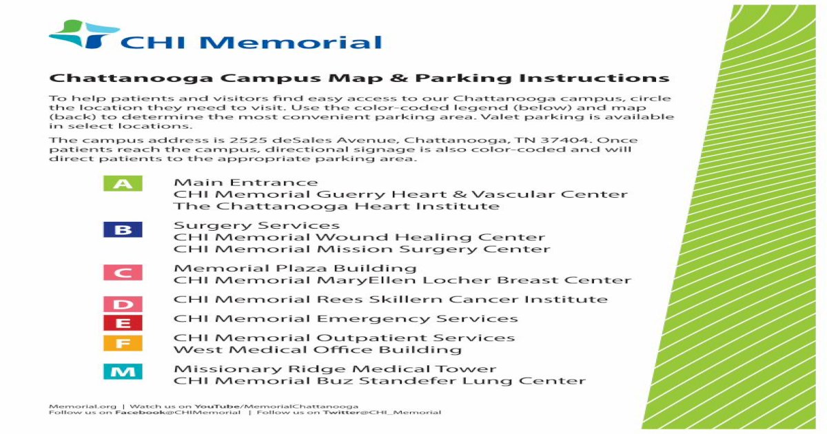 Parking Instructions Template