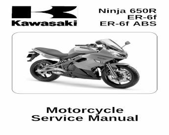 2010 Manual de taller en CD Kawasaki EX 650 R ER-6f Ninja 