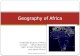 Geography: Geography of Africa