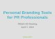 Personal Branding Tools for PR Professionals