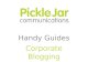 Handy Guide: Corporate Blogging