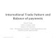 6 - 8 International Trade Pattern and Balance of Payments