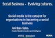 Social business evolving cultures by Anirban Saha