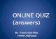 Online quiz answers
