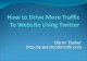 Drive more traffic using twitter