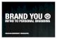 Brand you - Personal branding intro
