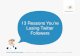 13 Reasons You're Losing Twitter Followers