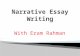 Eram  narrative essay writing presentation