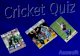 Cricket Quiz II