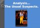 The Usual Suspects - Analysis