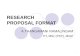 Research proposal format
