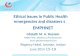 EMPHNET-PHE course: Module six ethical issues in public health emergencies and disasters