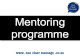Mentoring programme outline