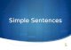 Simple sentences section1