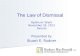 The Law of Dismissal