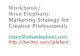 Marketing Strategy For Creative Professionals
