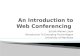 An  Introduction To  Web  Conferencing