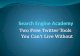 Two Free Twitter Tools you Can't Live Without