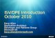 ISV/DPE Introduction