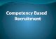 Competency based recruitment