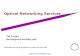 Optical Networking Services 1 Optical Networking Services