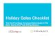 Holiday sales checklist   webinar presentation