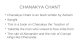 Chanakya chants