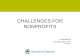 Challenges for nonprofits