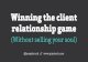 Winning the client relationship game (without selling your soul) — FOWD 2013