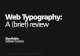 Web Typography: A (Brief) Review