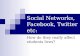Social networks, facebook, twitter etc