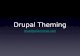 Drupal Theming israel@elizarraraz.com. Themes Control del diseño HTML, CSS, imágenes, Javascript, etc.