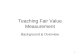 1 Teaching Fair Value Measurement Background & Overview.