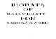 Biodata for Sadhna Award