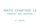 MATH CHAPTER 14 fractions and decimals 4 TH GRADE