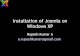 Installation of Joomla on Windows XP using Apache, Mysql and PHP
