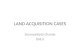 Land Acquisition Cases