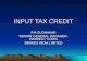 Ppt on input taxes credit mr sudhakar