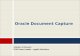 Oracle Document Capture - Quick Configuration Reference