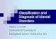 Classification assesment and diagnosis of mental disorders (asw) new