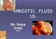 Amniotic fluid ultrasound