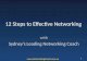 12 Steps To Effective Networking
