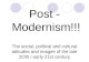 Postmodernism 1