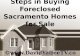 Steps in Buying Foreclosed Sacramento Homes for Sale