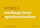 Html5 : stockage local & synchronisation