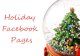 Holiday facebook pages