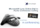 Lync Dial In Audio Conferencing