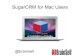 SugarCRM for Mac Users