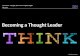 Becoming a Thought Leader