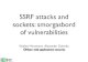 Vorontsov, golovko   ssrf attacks and sockets. smorgasbord of vulnerabilities